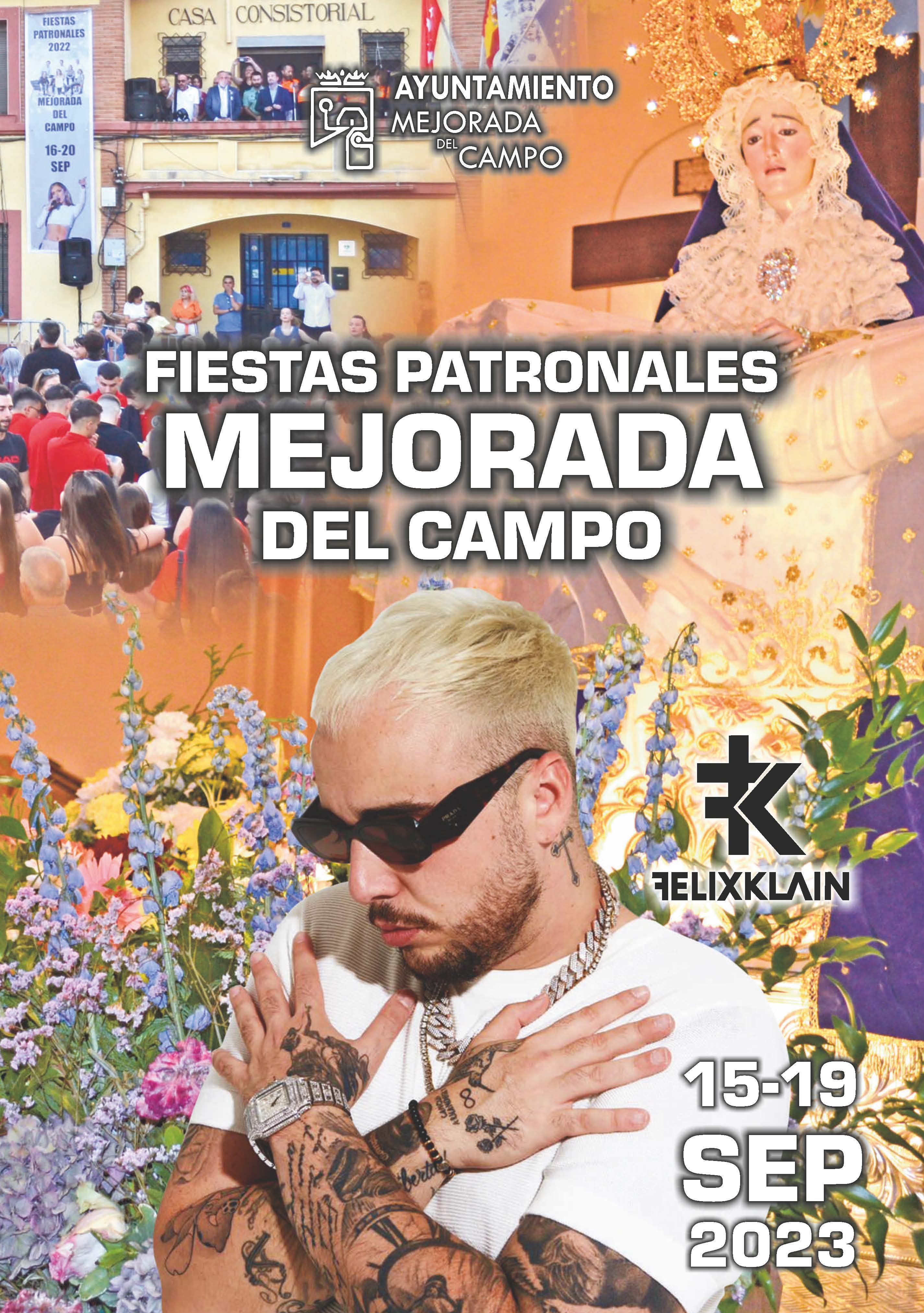 Fiestas patronales en honor a Nuestra Señora de las Angustias 2023 Mejorada del Campo